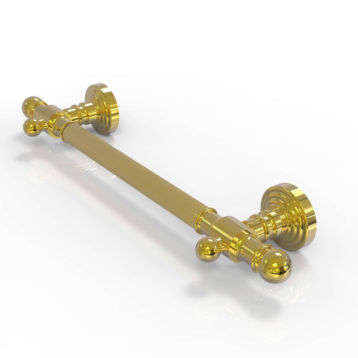 Allied Brass 36 inch Grab Bar Reeded Polished Brass