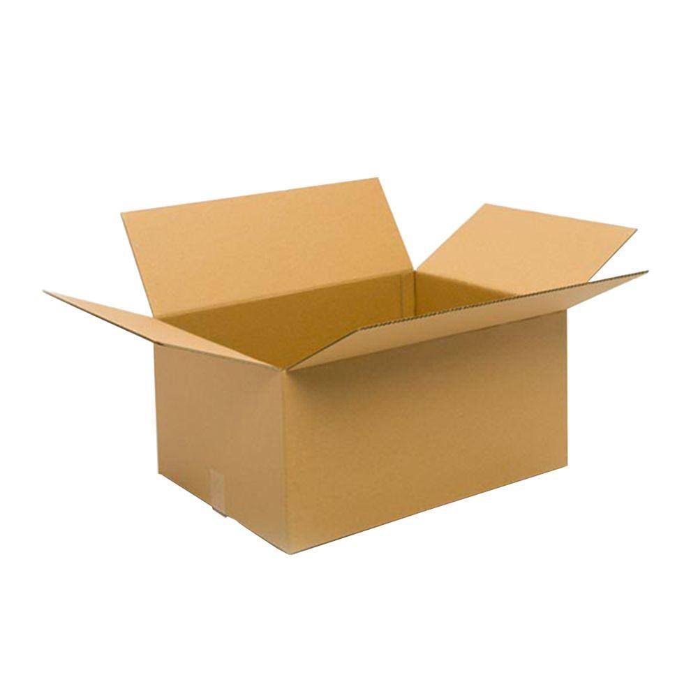 Pratt Retail Specialties PRA0135B Cardboard Corrugated storage/Moving Box 10-Pack(24 in. L x 18 in. W x 12 in. D)