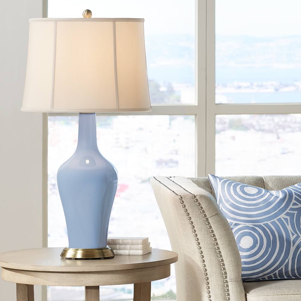 Color + Plus Blue Sky Anya Table Lamp