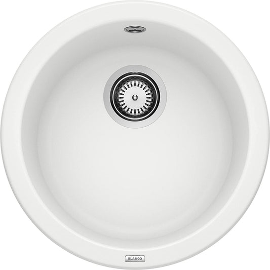 Blanco Rondo Silgranit PuraDur Kitchen Sink, White, 511621