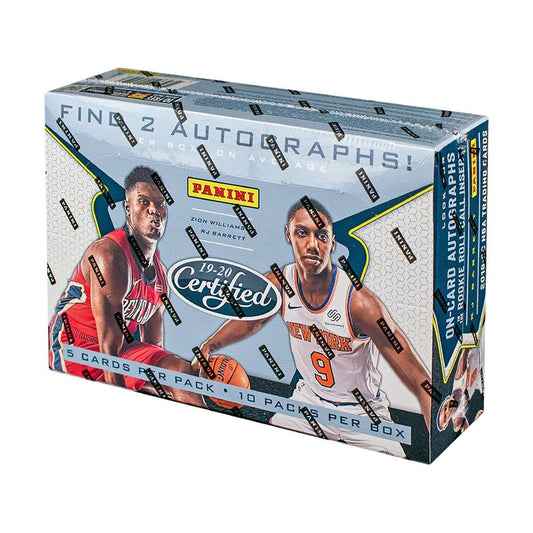 2019-20 Panini Certified Basketball Hobby Box