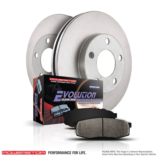 Power Stop - Front Z17 Autospecialty Brake Kit KOE2069