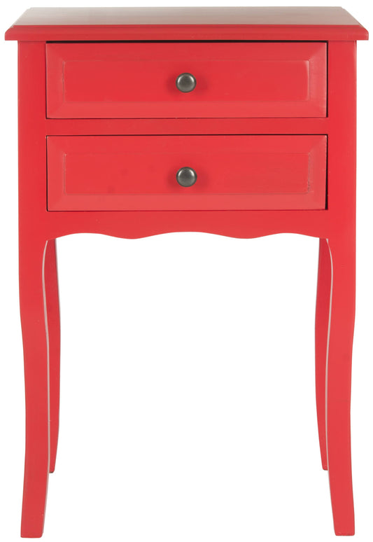 Safavieh Lori End Table - Hot Red