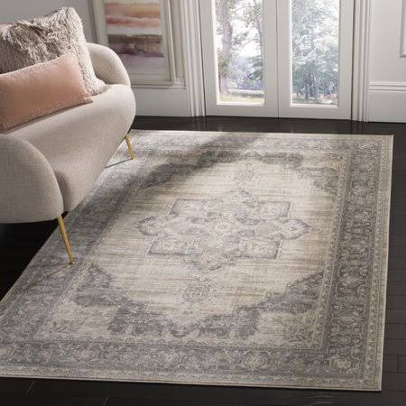 Bungalow Rose Cornett Cream/Gray Area Rug, Size: Rectangle 2 x 6