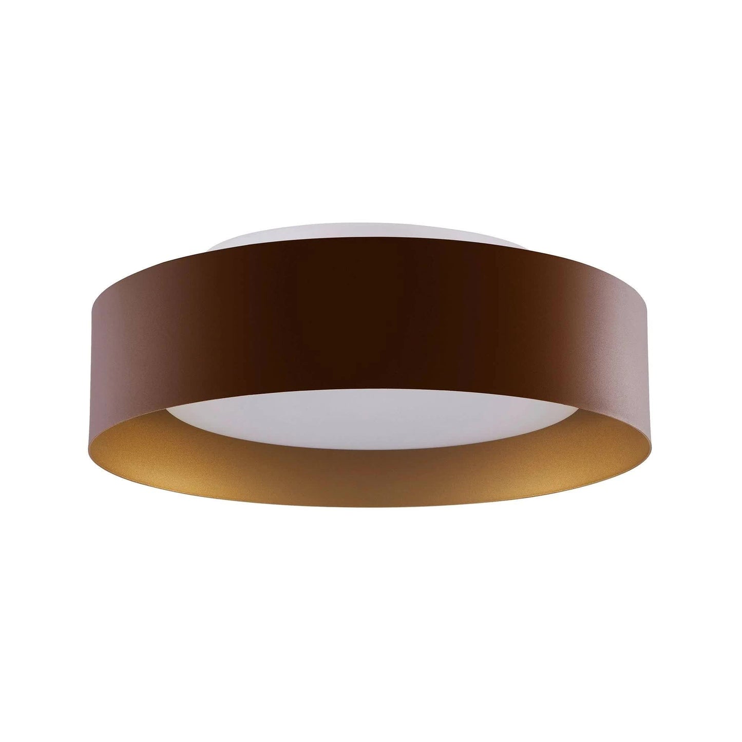 Bromi Design Lynch 15.75 in. 3-Light Brown and Gold Ceiling Light