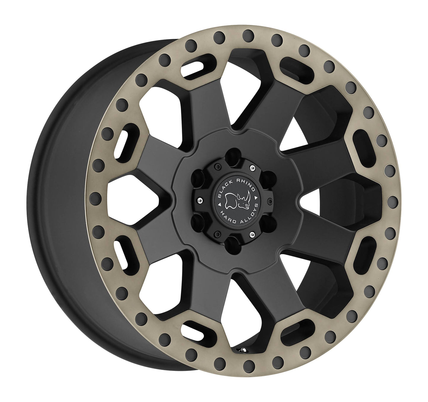 Black Rhino Warlord Machined Matte Black Wheels | 1890WAR128180M25