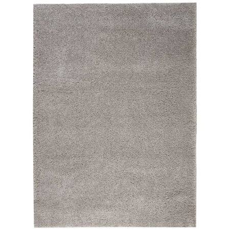 Charlton Home Parrish Gray Area Rug, Size: Round 4