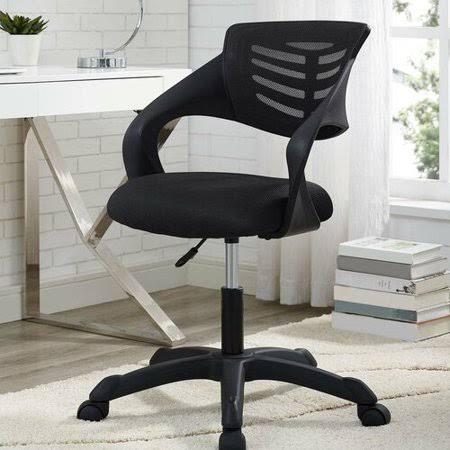 Ebern Designs Cloyd Mesh Task Chair, Black