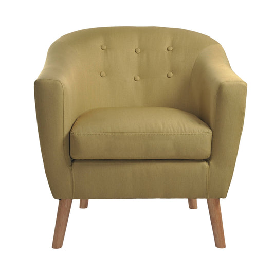 Carson Carrington Fosnavag Mid-Century Green Club Chair