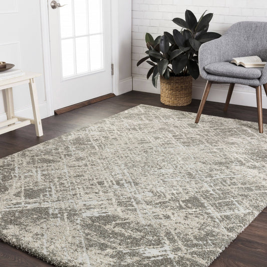 Alexander Home Mid-Century Modern Stone Abstract Area Rug - 77