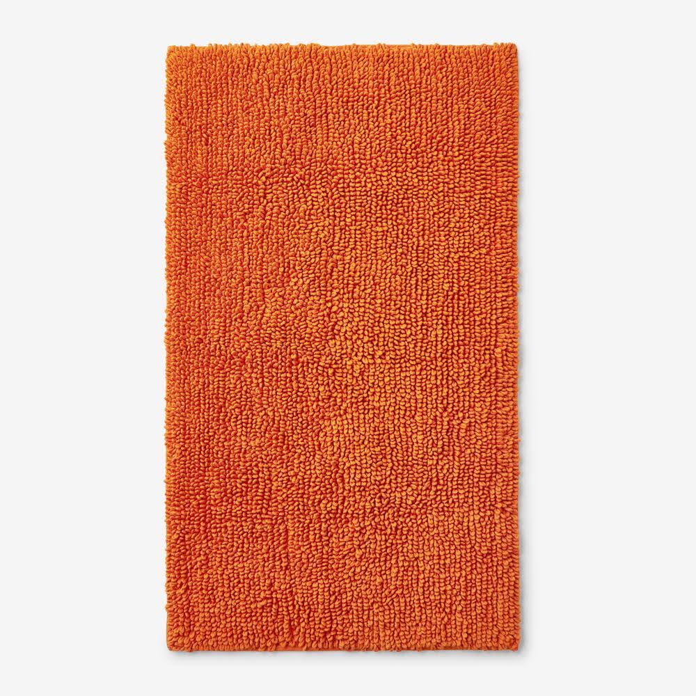 The Company Store Company Cotton Chunky Loop Pumpkin 24 in. x 40 in. Bath Rug