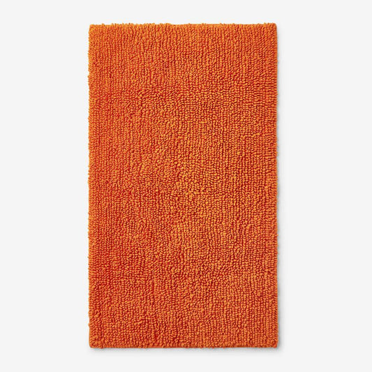 The Company Store Company Cotton Chunky Loop Pumpkin 24 in. x 40 in. Bath Rug