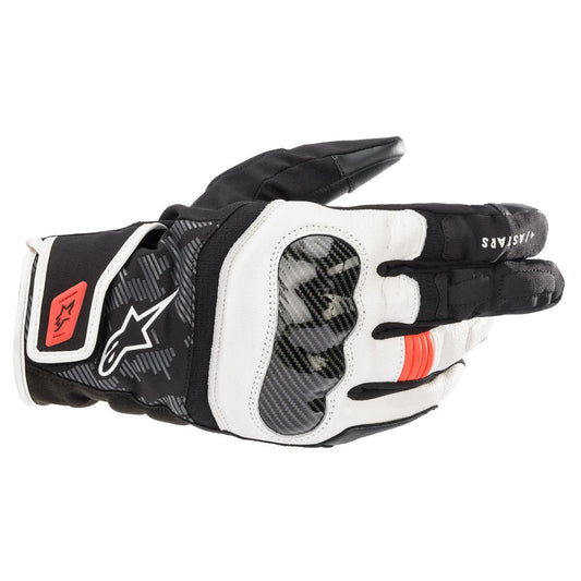 Alpinestars SMX Z, Gloves Drystar - Black/White/Neon-Red - XL