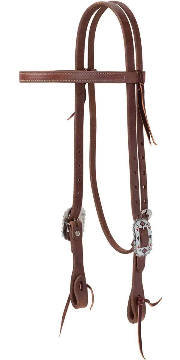 Weaver Leather ProTack Native Straight Browband Headstall - MN213270