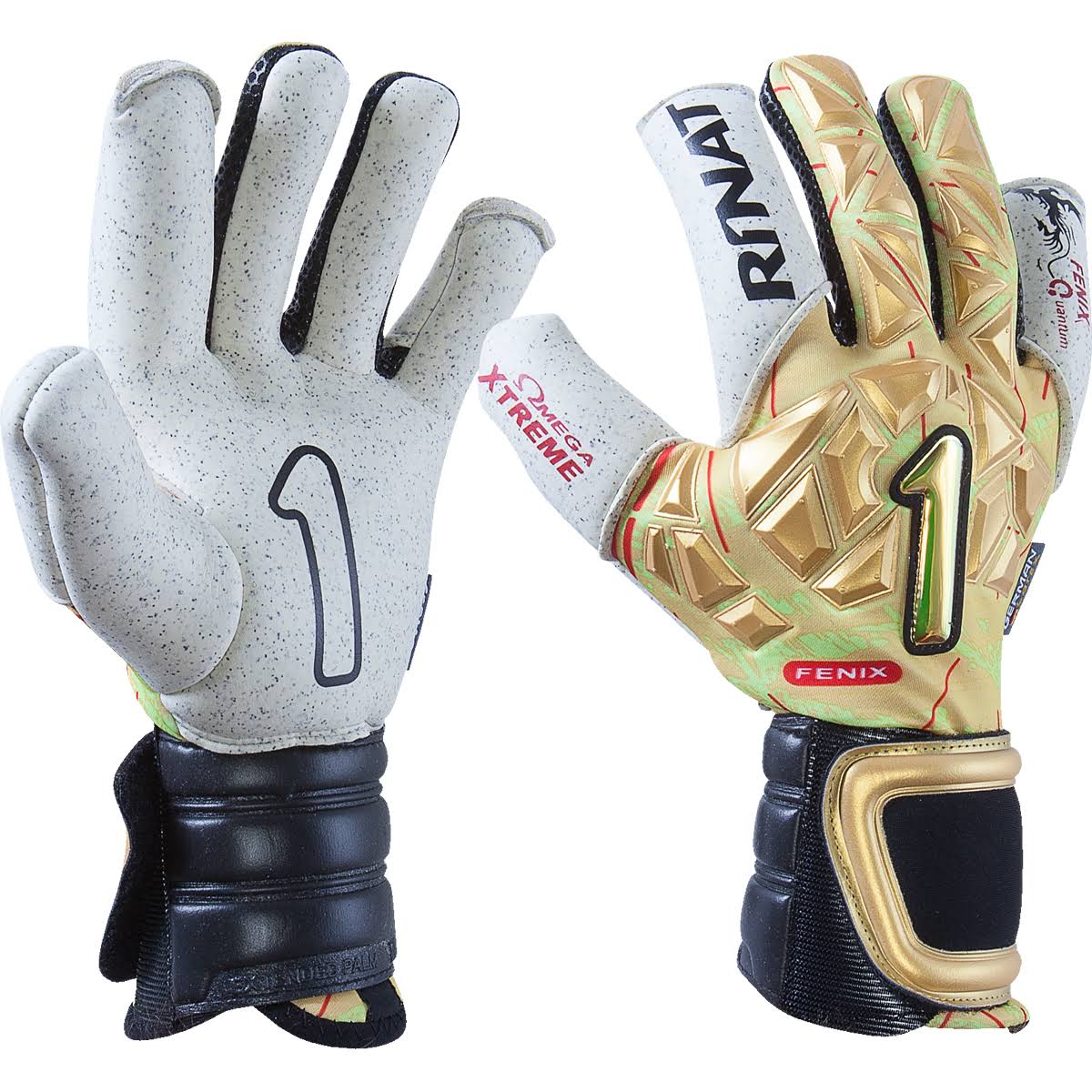 Rinat Fenix Quantum Gold Goalkeeper Gloves 7