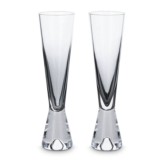 Tom Dixon Tank Champagne Glass - Set of 2 - Black Fade