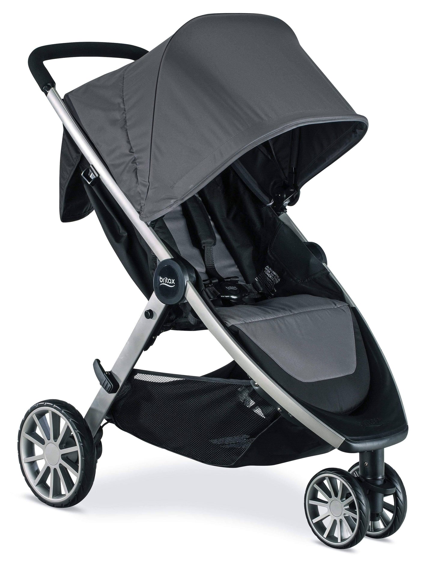 Britax B-Lively Lightweight Stroller - Up to 55 Pounds - Car Seat Compatible - UV 50+ Canopy - Easy Fold, Dove