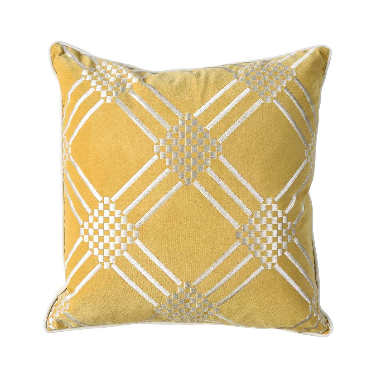 Sam PL8040 Silver/Gold Contemporary Throw Pillow by Furniture of America