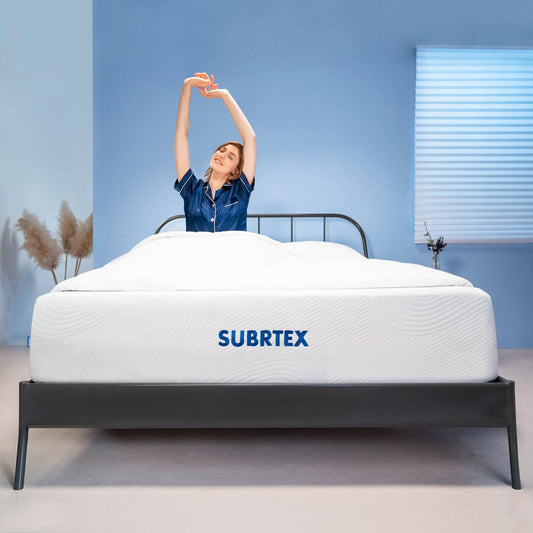 Subrtex 10 inch Gel Memory Foam Mattress, Twin