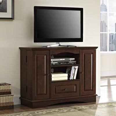 Phillipston TV Stand for TVs Up to 48 Inches Charlton Home Color Traditional Brown