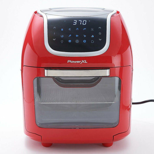 Powerxl 1700w 10-qt Vortex Air Fryer Pro Oven with Presets and Accessories, Size 9.5, Red