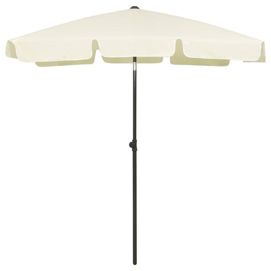 vidaXL Beach Umbrella Sand Yellow 70.9