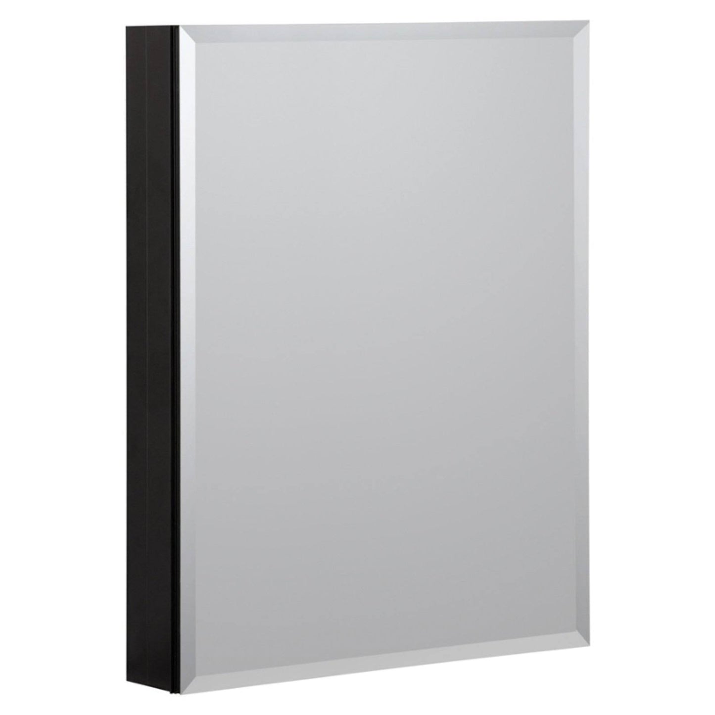 Foremost MMC2330-BL 23-Inch x 30-Inch Aluminum Medicine Cabinet in Black