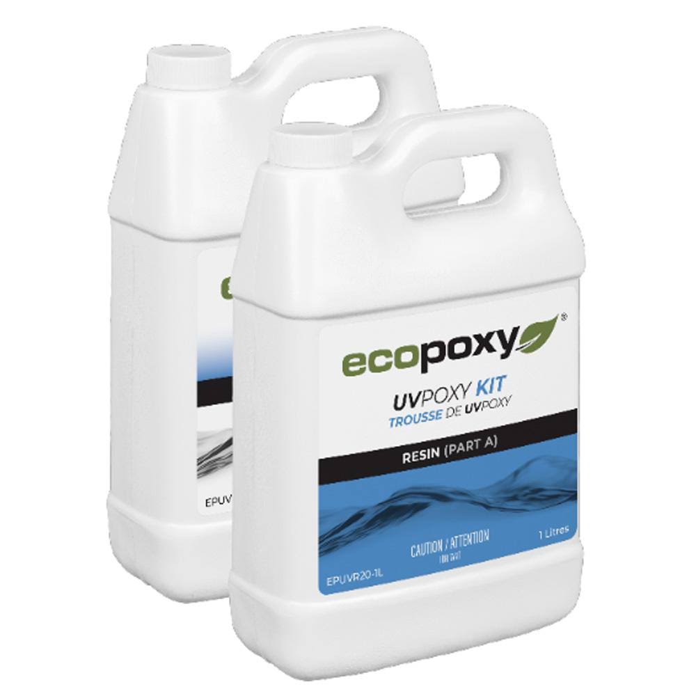 EcoPoxy UVPoxy Epoxy Resin 20 LITER