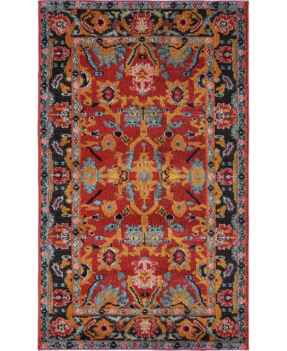 Unique Loom Medici Flamenco Area Rug