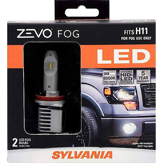 Sylvania H11 ZEVO LED Bulb/Fog Light Bulb, Pack of 2