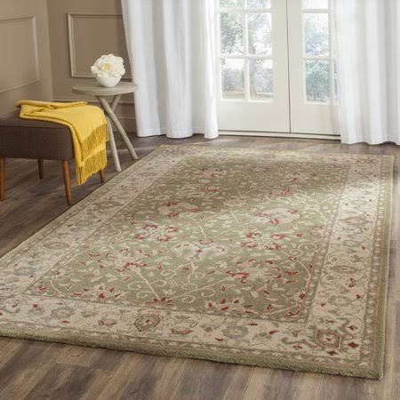 Dunbar Handmade Tufted Wool Sage Area Rug Charlton Home Rug Size: Rectangle 3 x 5