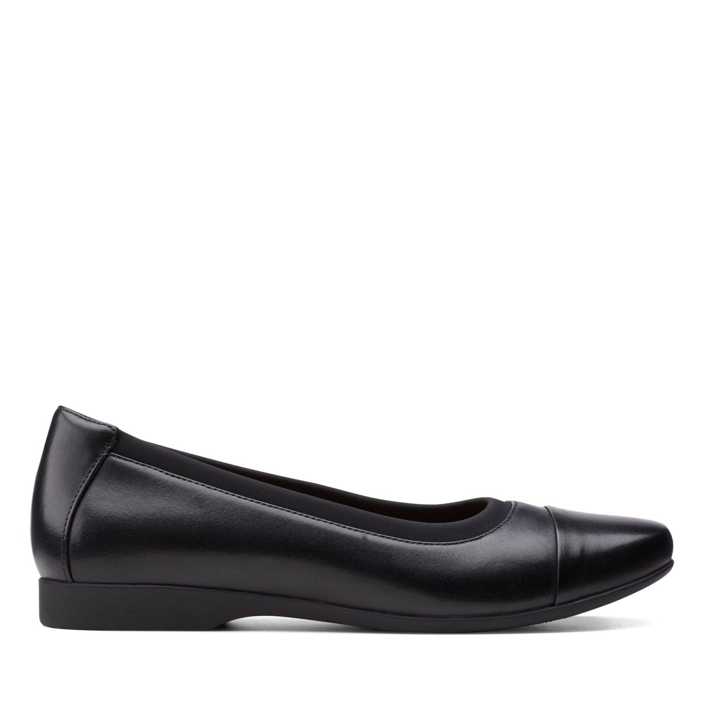 Clarks Un Darcey Cap 2 Flat - Black - 6.5 W