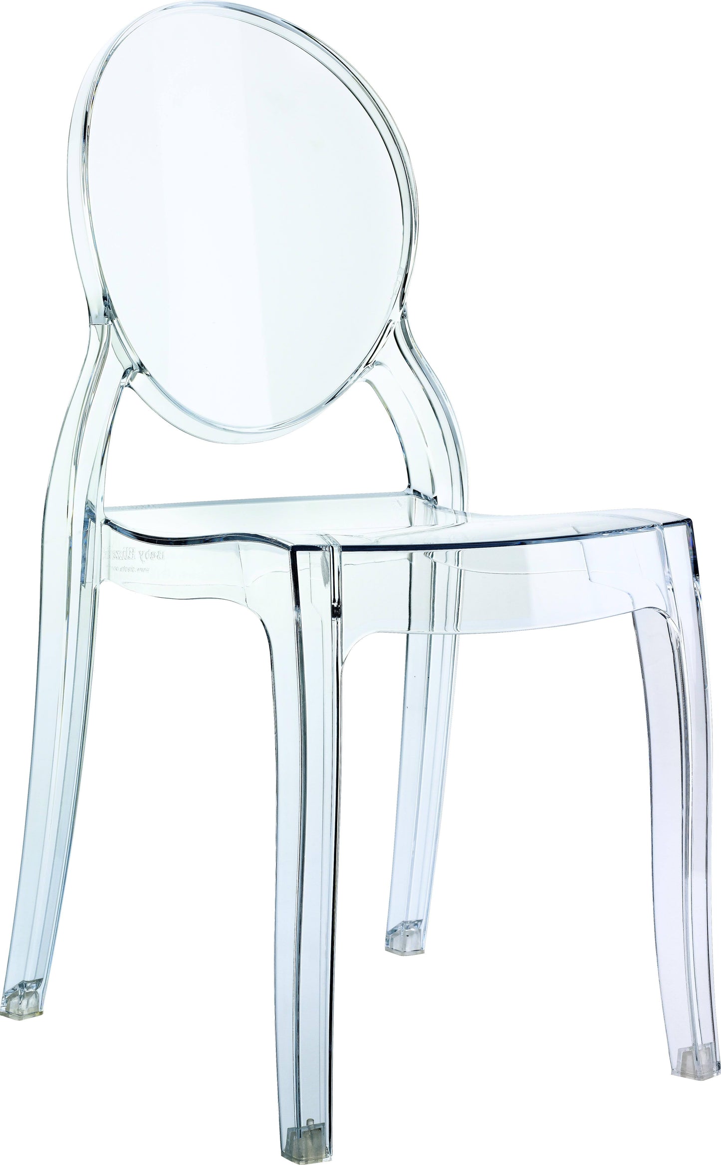 Siesta Baby Elizabeth Kids Chair, Transparent Clear