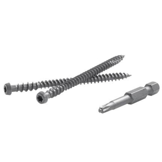 FastenMaster TrapEase 3 350ENCS Ultimate Composite Deck Screw, 2-1/2