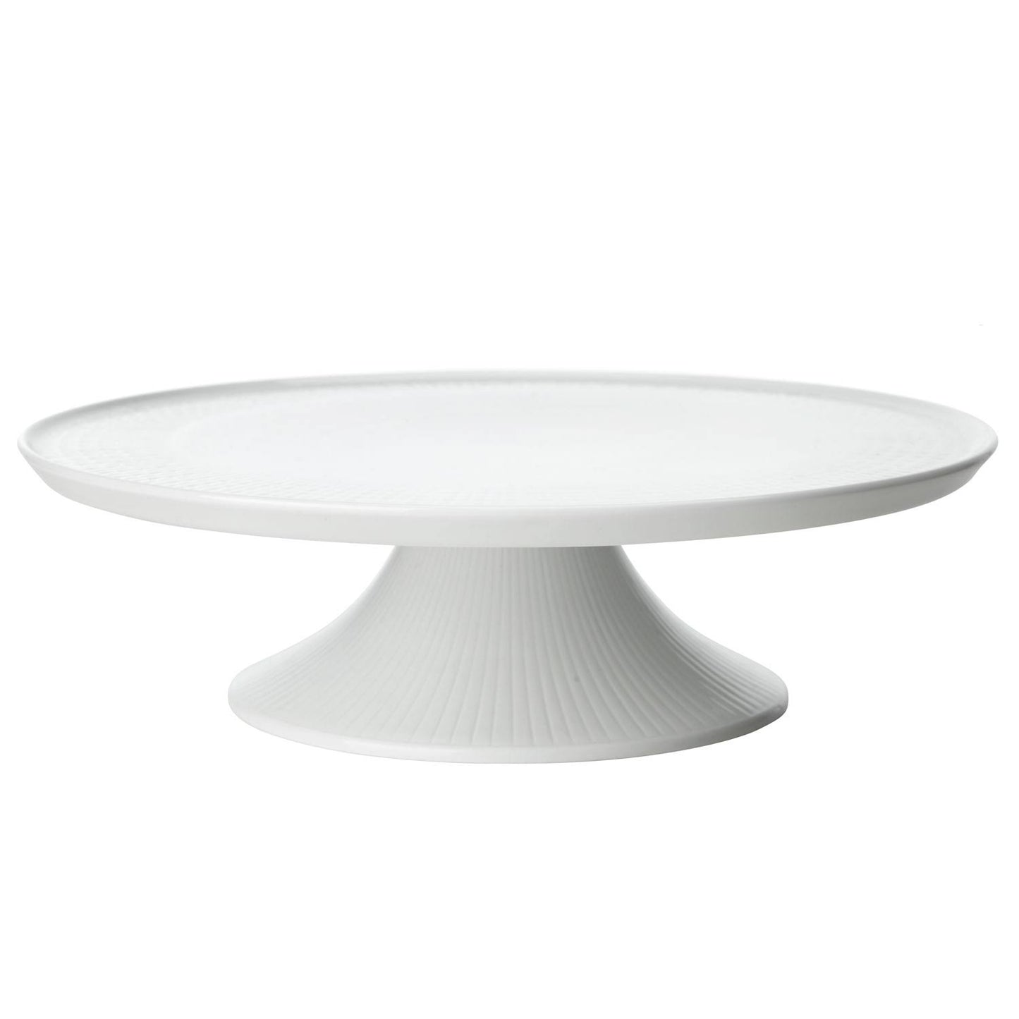 Rörstrand Swedish Grace Cake Stand 31 cm Snow - Cake Stands Porcelain White - 1027337