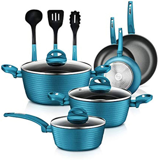 12 Piece Nonstick Kitchen Cookware Set