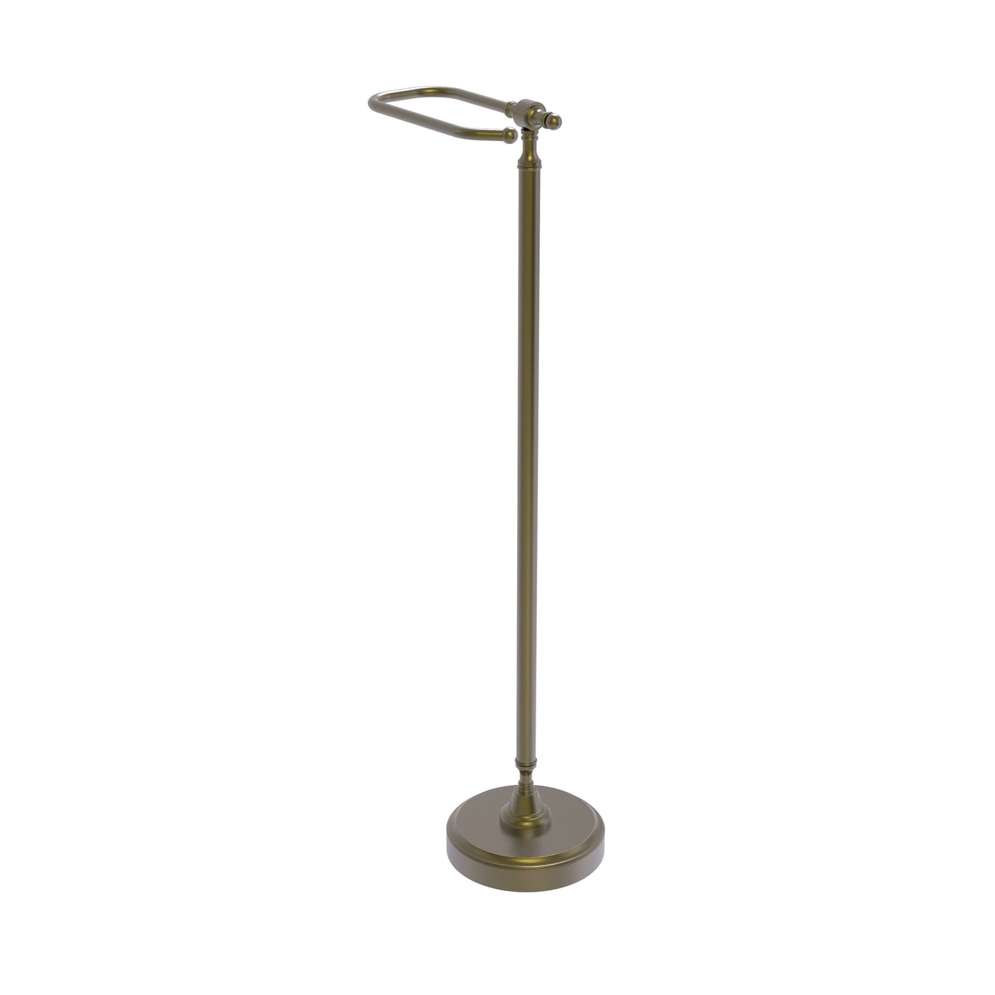 Allied Brass Retro Wave Collection Free Standing Toilet Tissue Holder - Antique Brass RWM-5