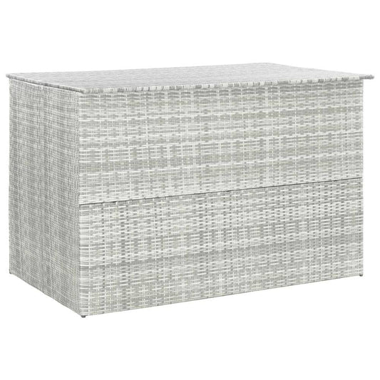 vidaXL Garden Storage Box Light Gray 59.1