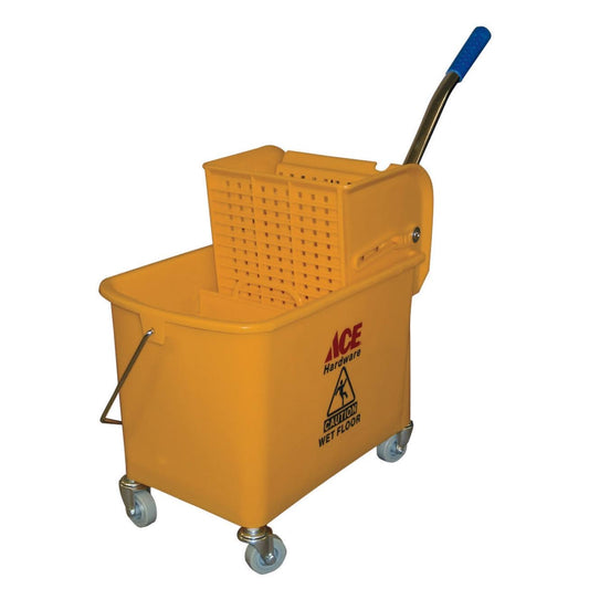 Ace 21 qt Wringer Bucket Yellow