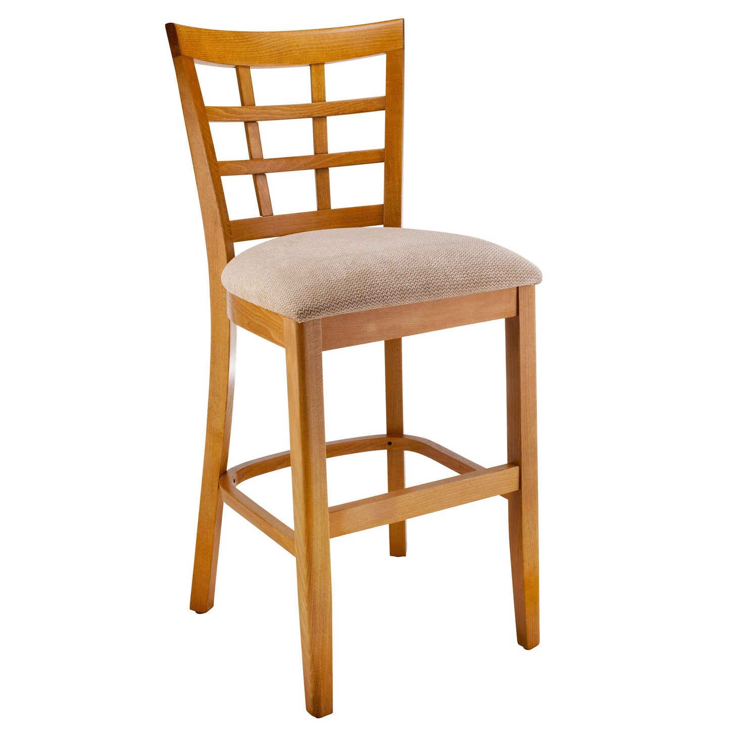 Copper Grove Roblin Lattice-Back Microfiber Seat Counter Stool - Cherry Lattice Counter Stool