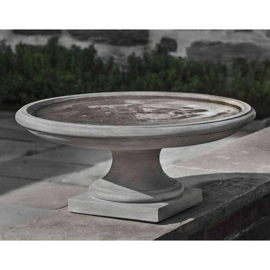 Campania International Montebello Birdbath - Grey Stone