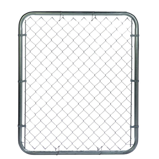 4-ft H x 3.5-ft W Galvanized Steel Chain Link Fence Gate 85221