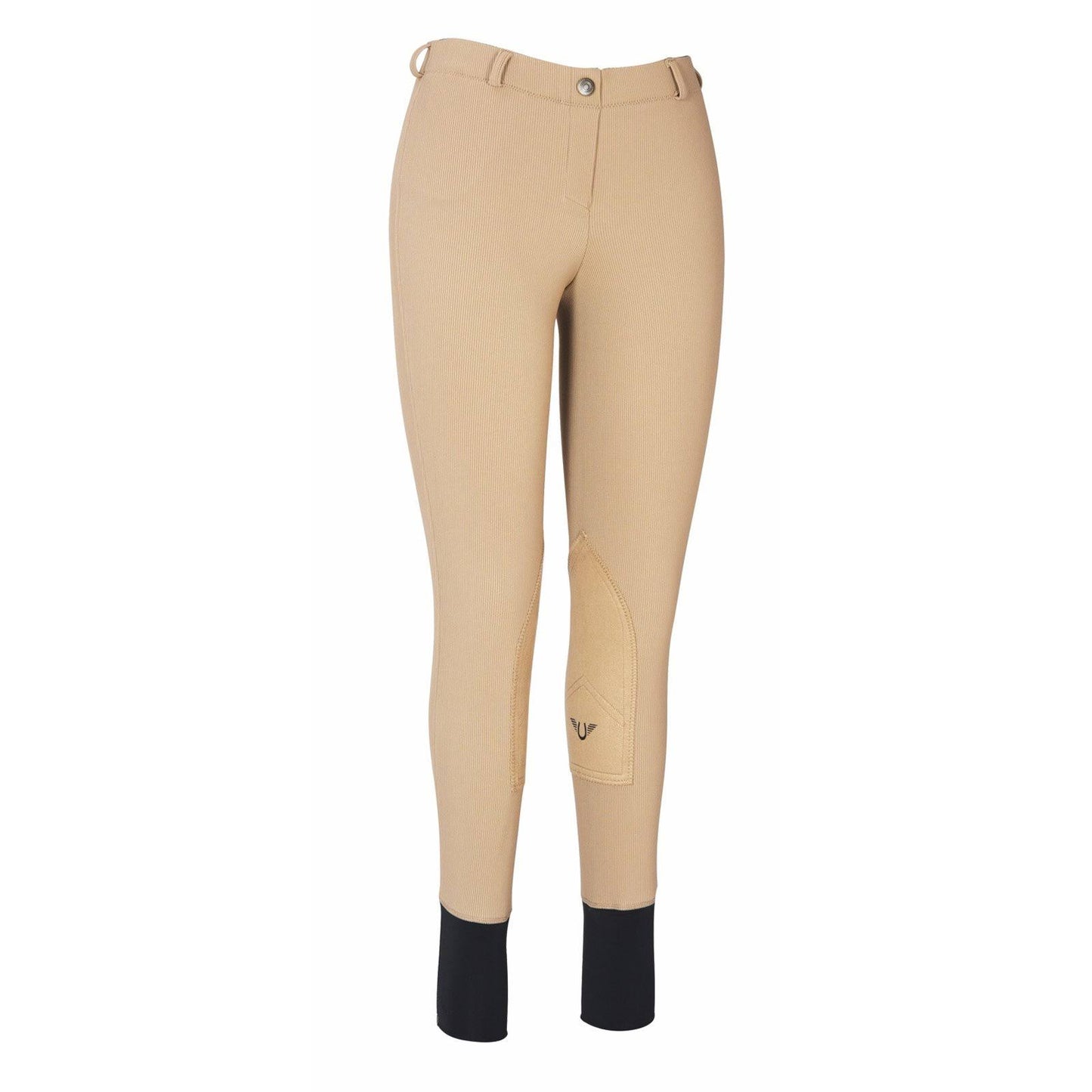 Tuff Rider Ribb LowRise Pull On Breech, Ladies, Black, 26