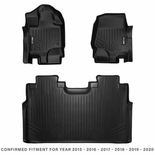 15-16 Ford F-150 MAXLINER Black Floor Mats - A0167/B0167