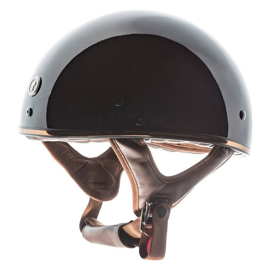 Torc T505BRZ21 T-5 X-Small Gloss Black/Bronze Half Shell Helmet