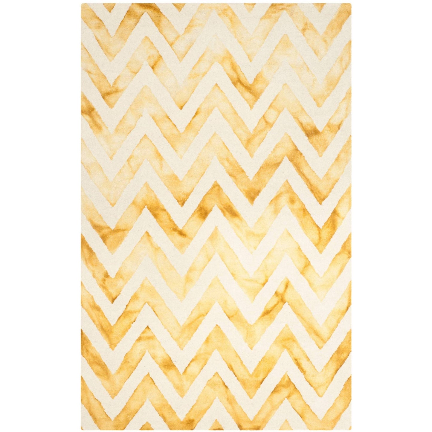 Safavieh Dip Dye Ivory/Gold 4 ft. x 6 ft. Area Rug