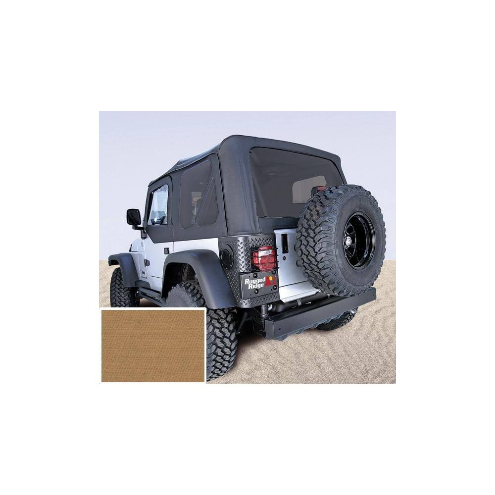 Rugged Ridge 13704.37 Soft Top Door Skins Spice Tinted Windows 97-02 Jeep Wrangler TJ