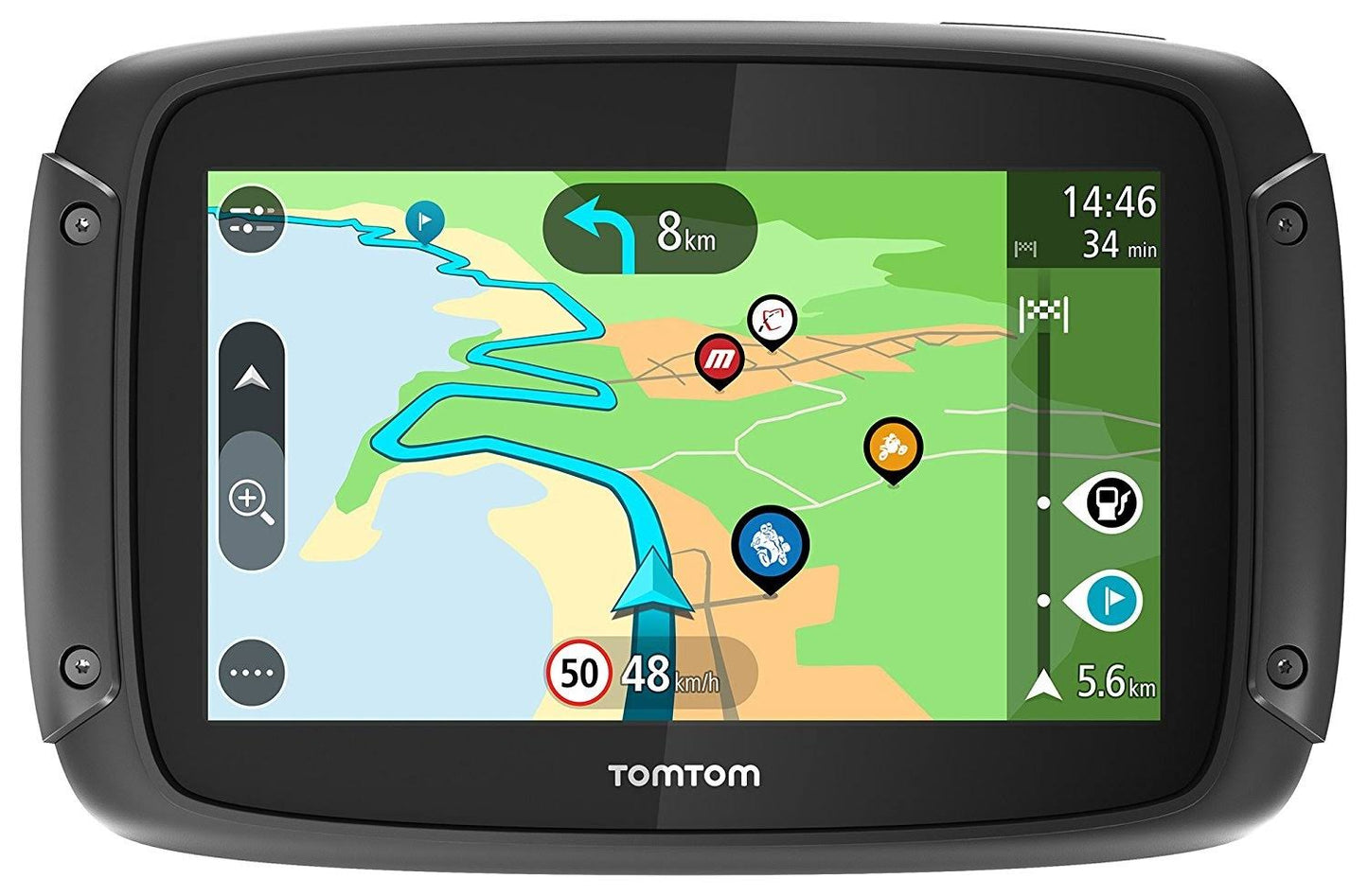 TomTom Motorcycle Sat NAV Rider 500, 4.3 inch, with