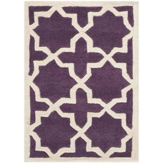 Safavieh 3 x 5 Chatham CHT732F Purple / Ivory Rug