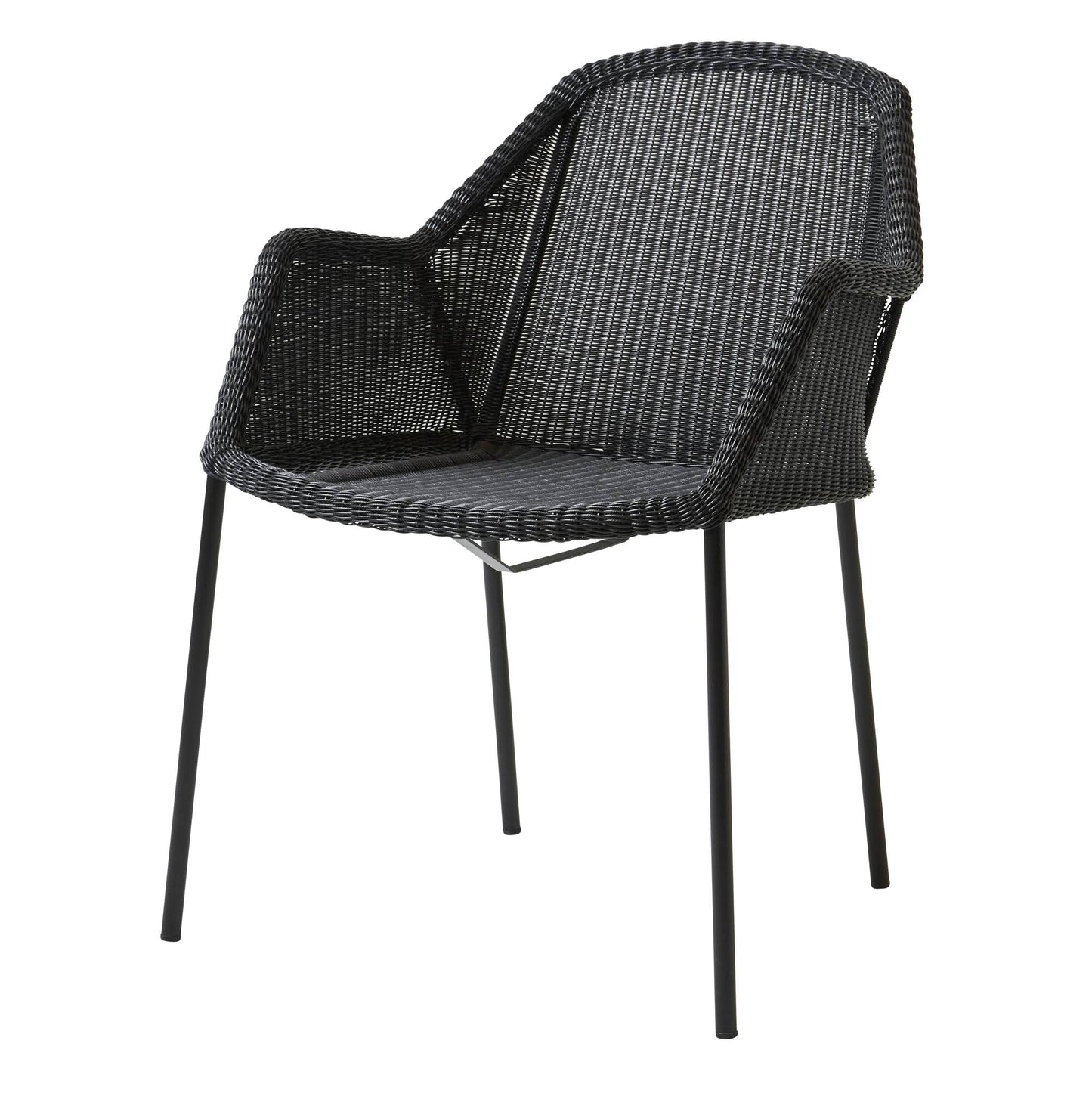 Cane-Line Breeze Dining Chair, Stackable, Black